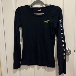 Hollister Navy Long sleeve T-shirt